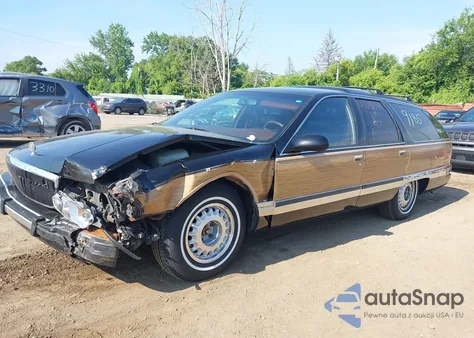1996 Buick Roadmaster Limited из США, поврежденный, VIN 1G4BR82P6TR409185